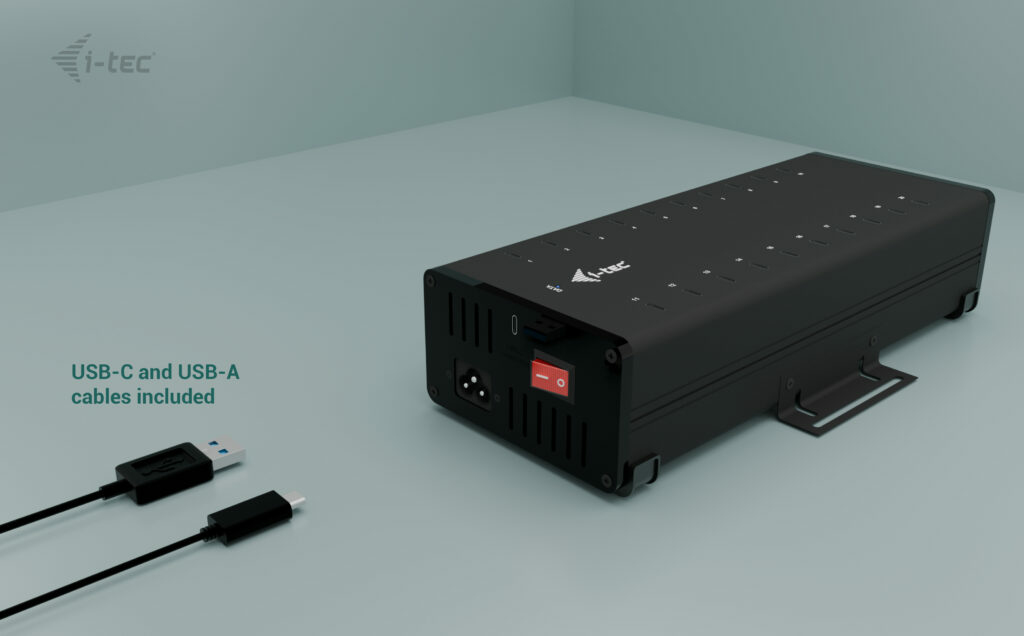 USB-c / USB-a Metal Charging + Data Hub 15w Per Port, 360w 20x USB-c It