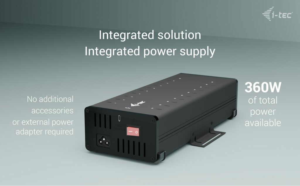 USB-c / USB-a Metal Charging + Data Hub 15w Per Port, 360w 20x USB-c It