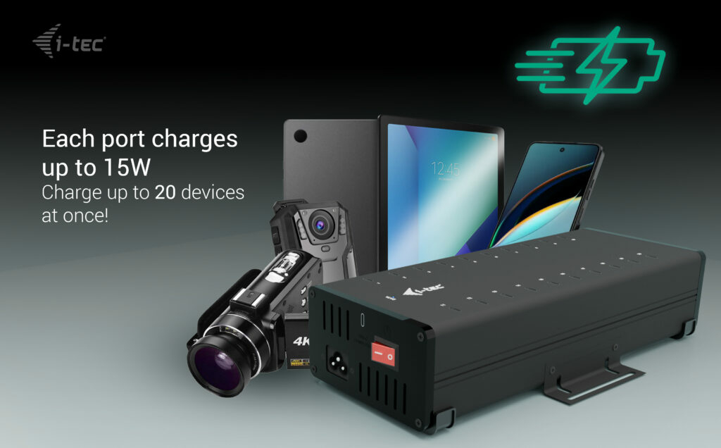 USB-c / USB-a Metal Charging + Data Hub 15w Per Port, 360w 20x USB-c It