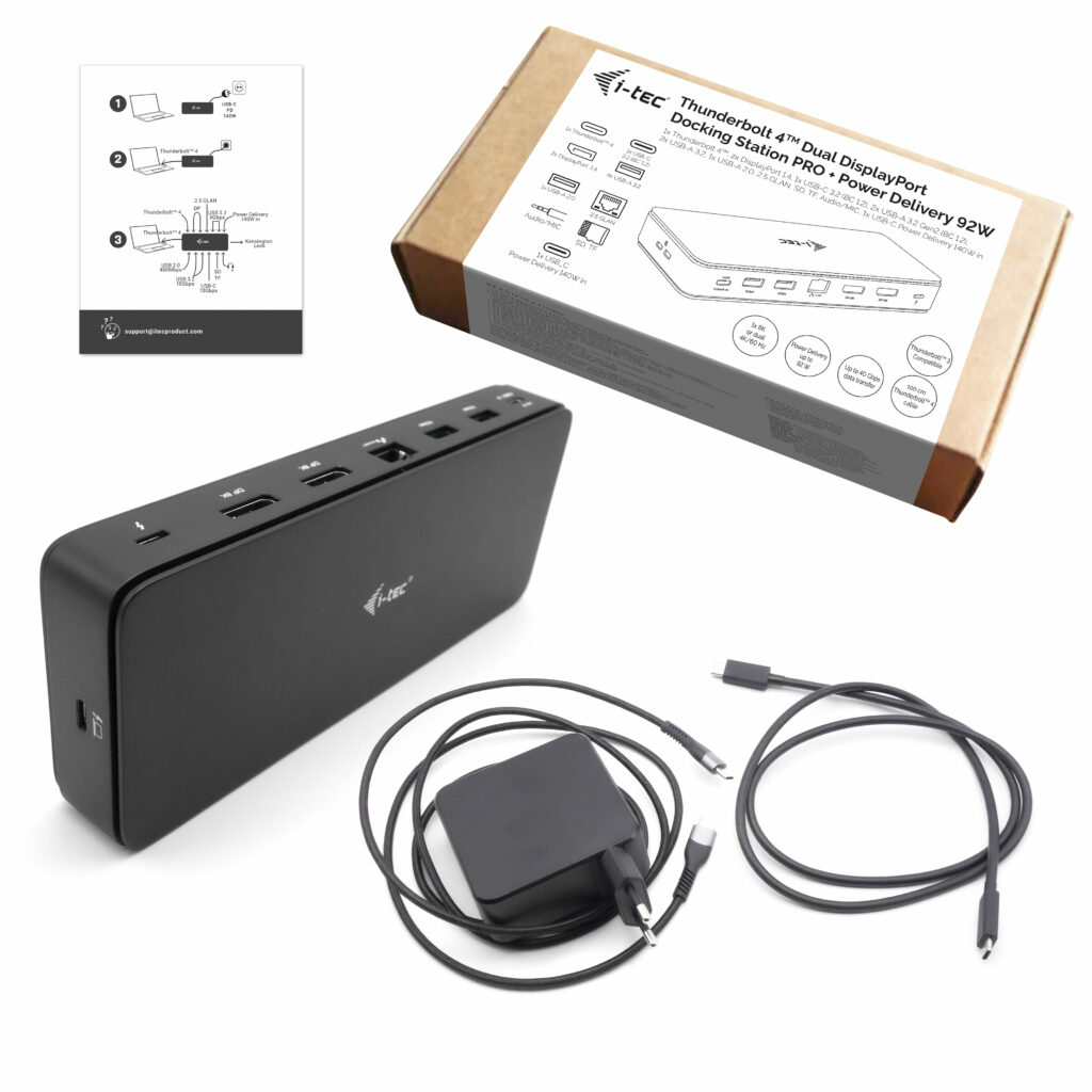 Docking Station - Thunderbolt 4 / USB-c Triple Display - Power Delivery 96w It