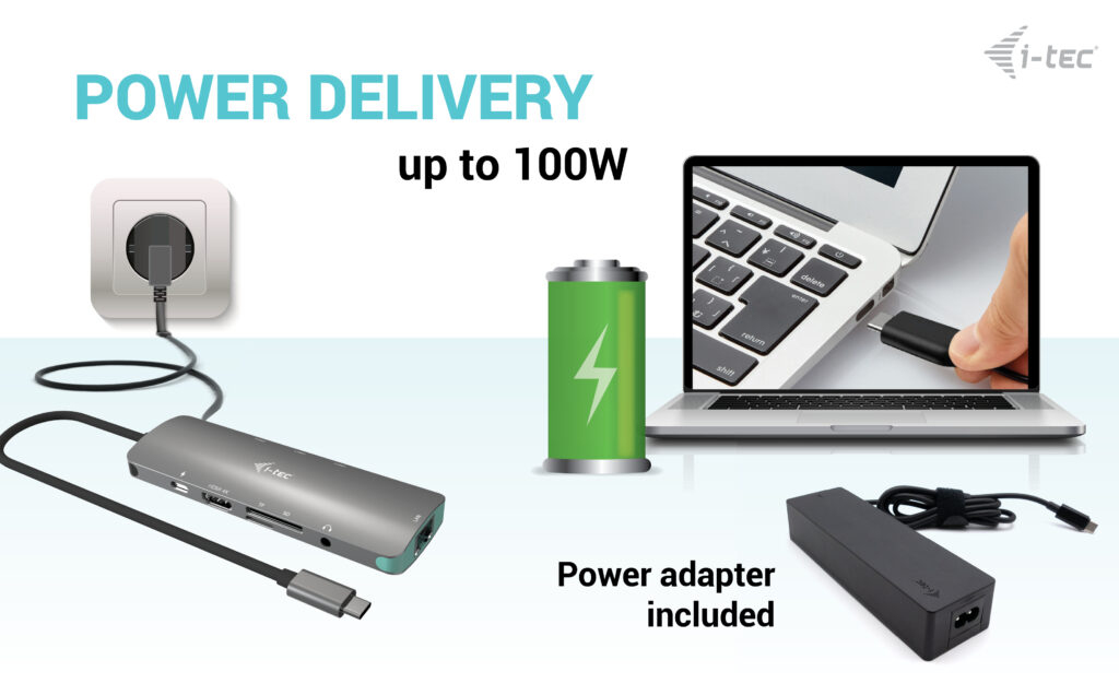 Docking Station Nano Dock Metal - USB-c Hdmi / Lan - Power Delivery 100w