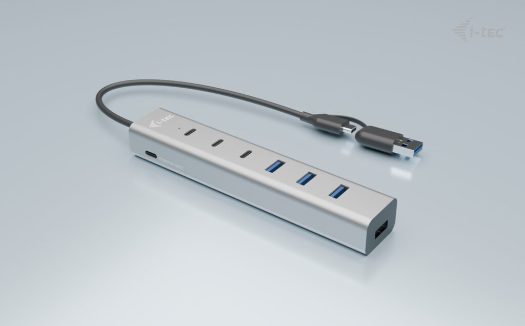 Hub 7 Port USB-a/c To 3.2 Gen1 3x USB-c, 4x USB-a