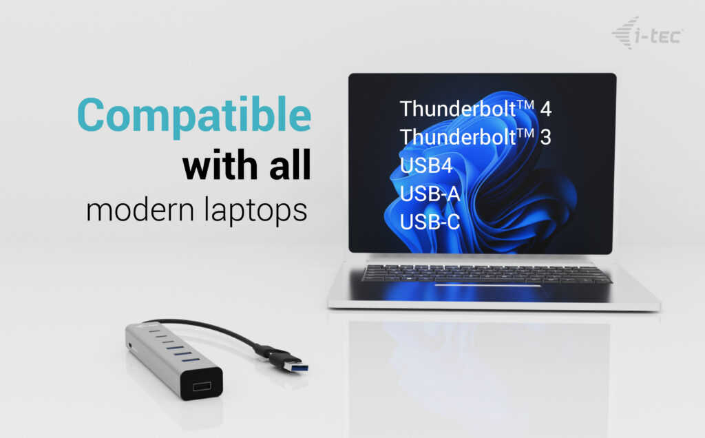 Hub 7 Port USB-a/c To 3.2 Gen1 3x USB-c, 4x USB-a