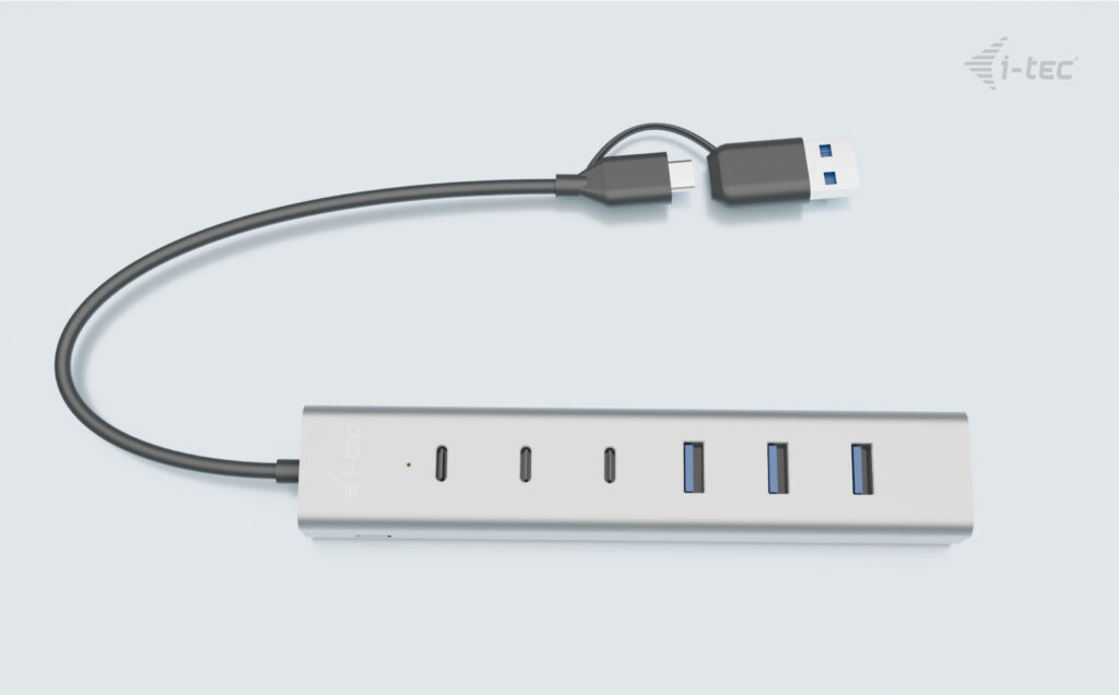 Hub 7 Port USB-a/c To 3.2 Gen1 3x USB-c, 4x USB-a