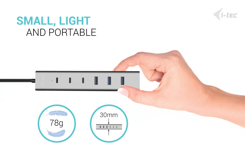 Hub 7 Port USB-a/c To 3.2 Gen1 3x USB-c, 4x USB-a