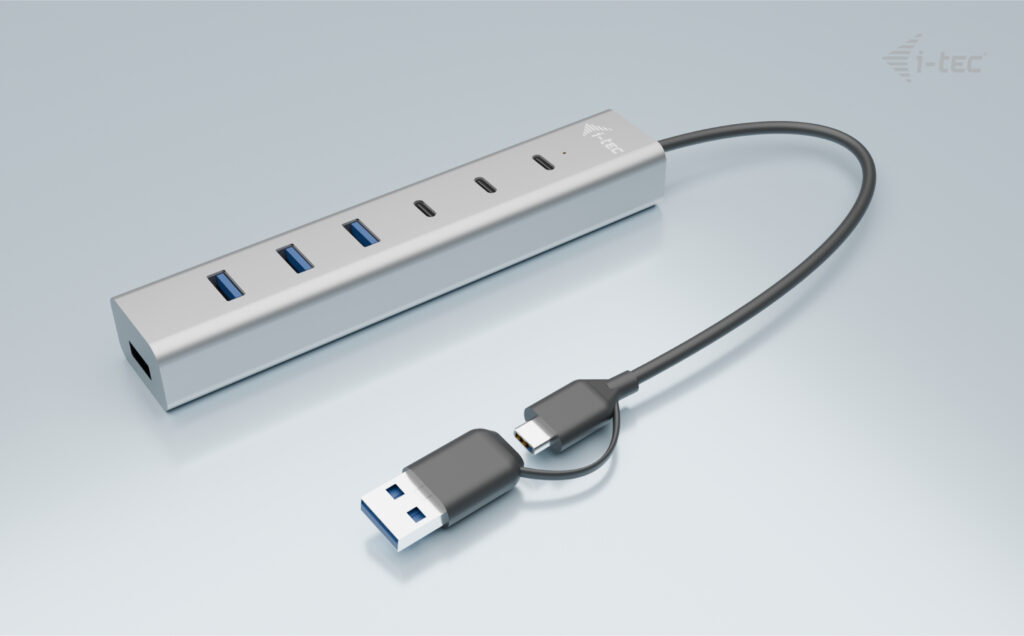 Hub 7 Port USB-a/c To 3.2 Gen1 3x USB-c, 4x USB-a