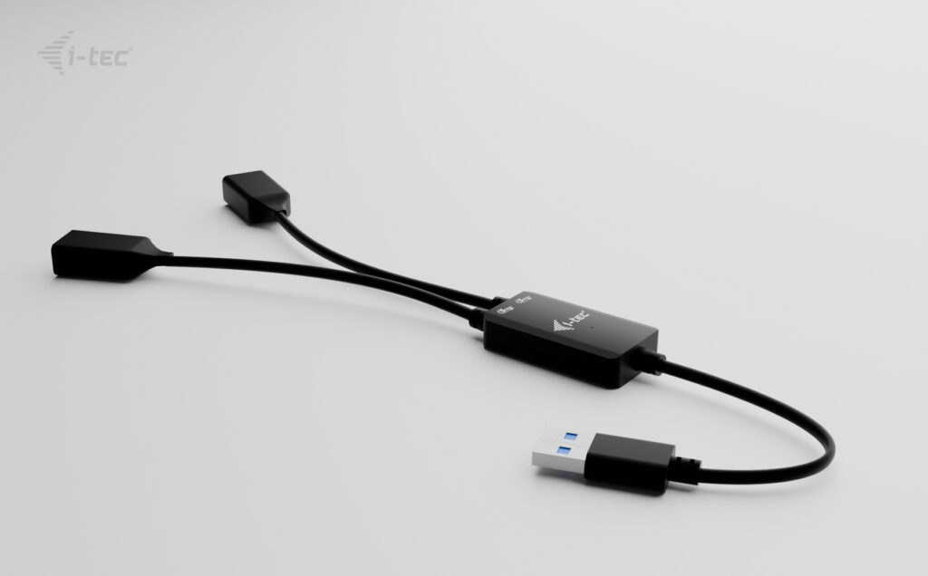 USB-a Cable Hub 2 Port