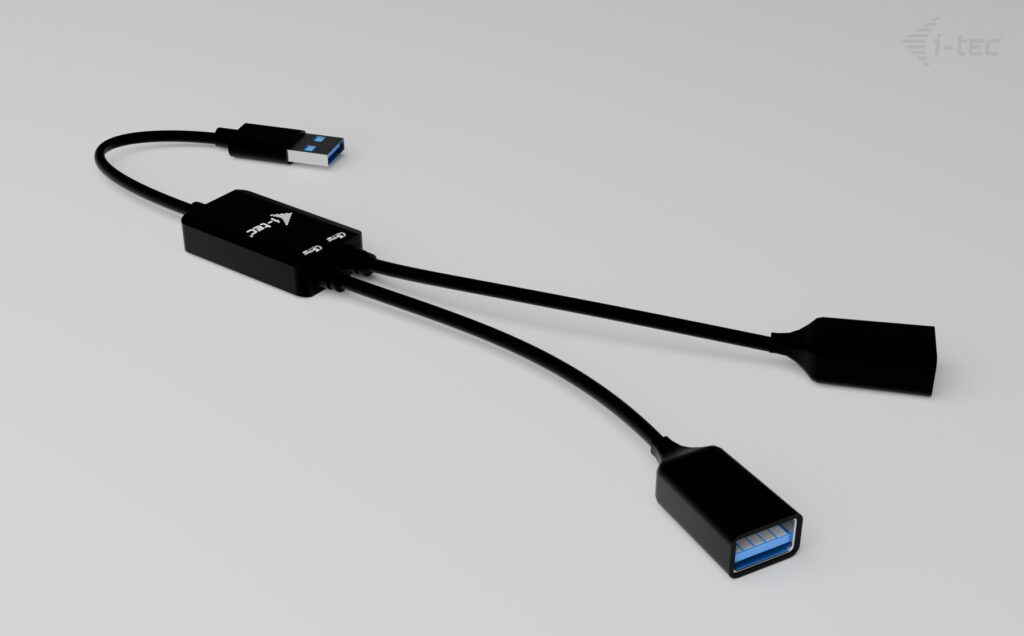 USB-a Cable Hub 2 Port