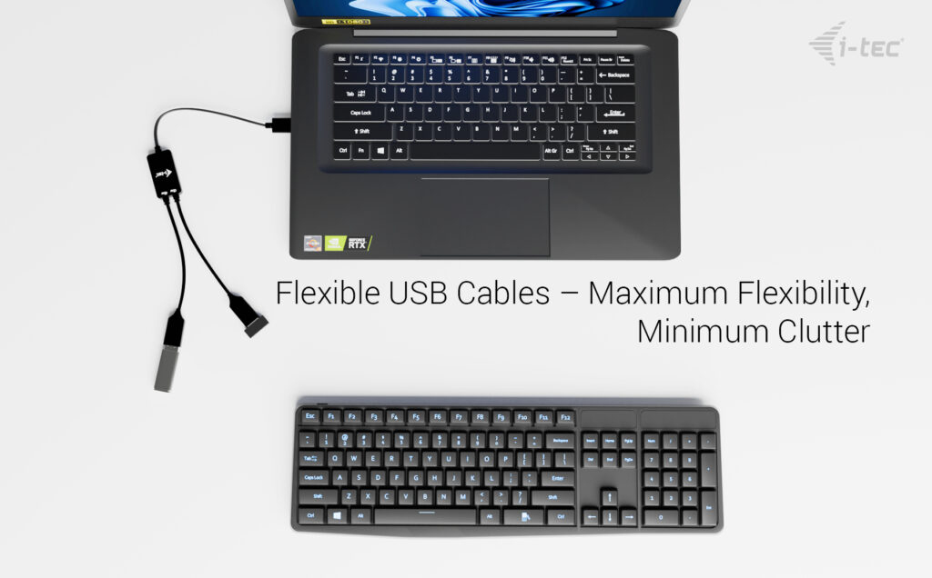 USB-a Cable Hub 2 Port