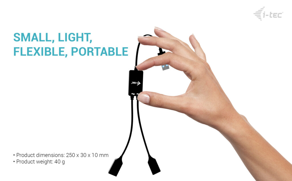 USB-a Cable Hub 2 Port