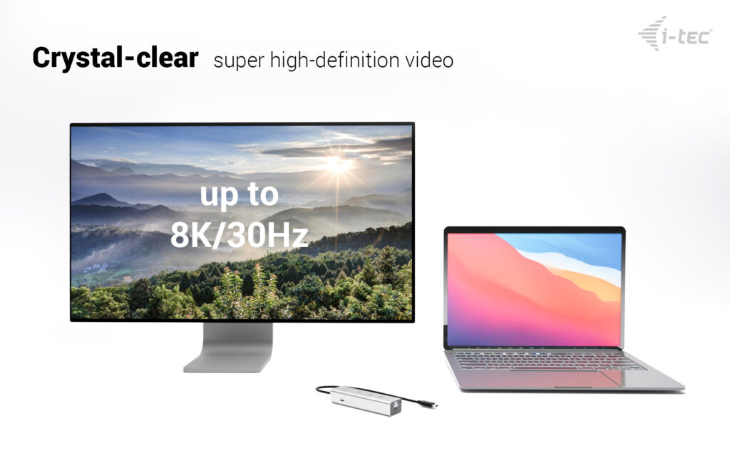 USB-c Charging Metal Hub 5 Port With USB-c Video 8k + Power Delivery 85w