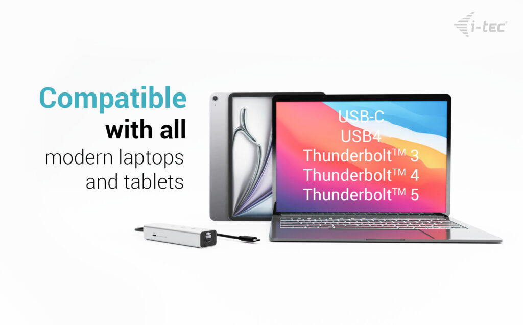 USB-c Charging Metal Hub 5 Port With USB-c Video 8k + Power Delivery 85w