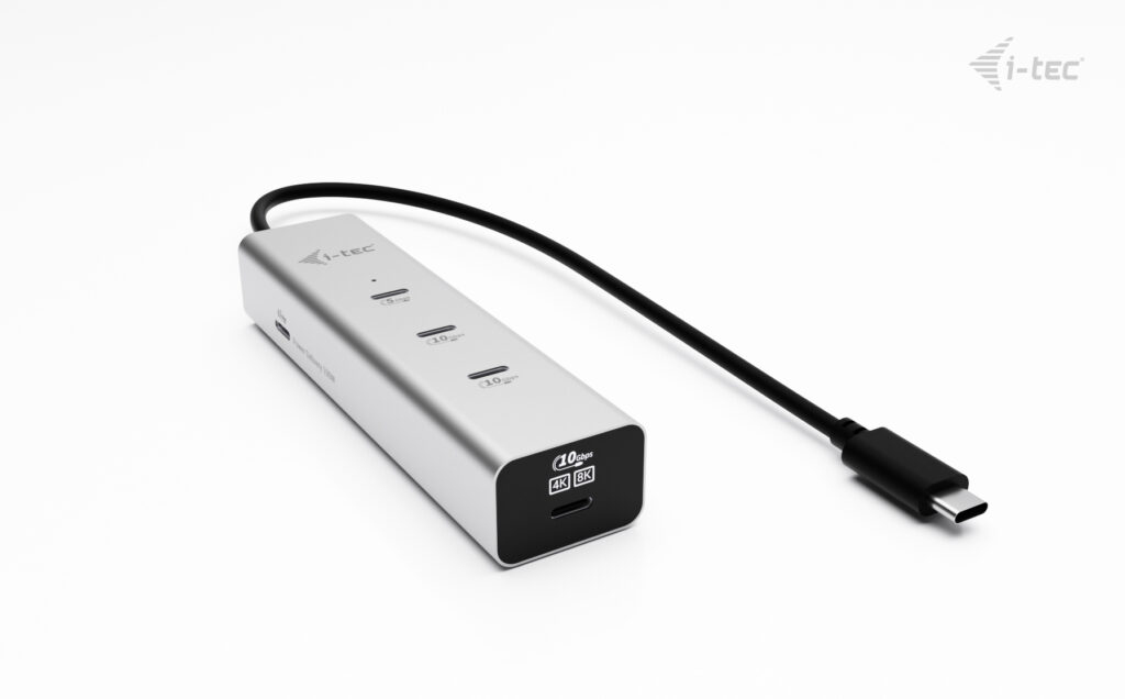 USB-c Charging Metal Hub 5 Port With USB-c Video 8k + Power Delivery 85w