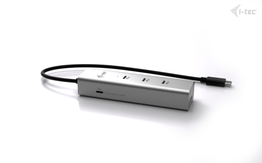 USB-c Charging Metal Hub 5 Port With USB-c Video 8k + Power Delivery 85w