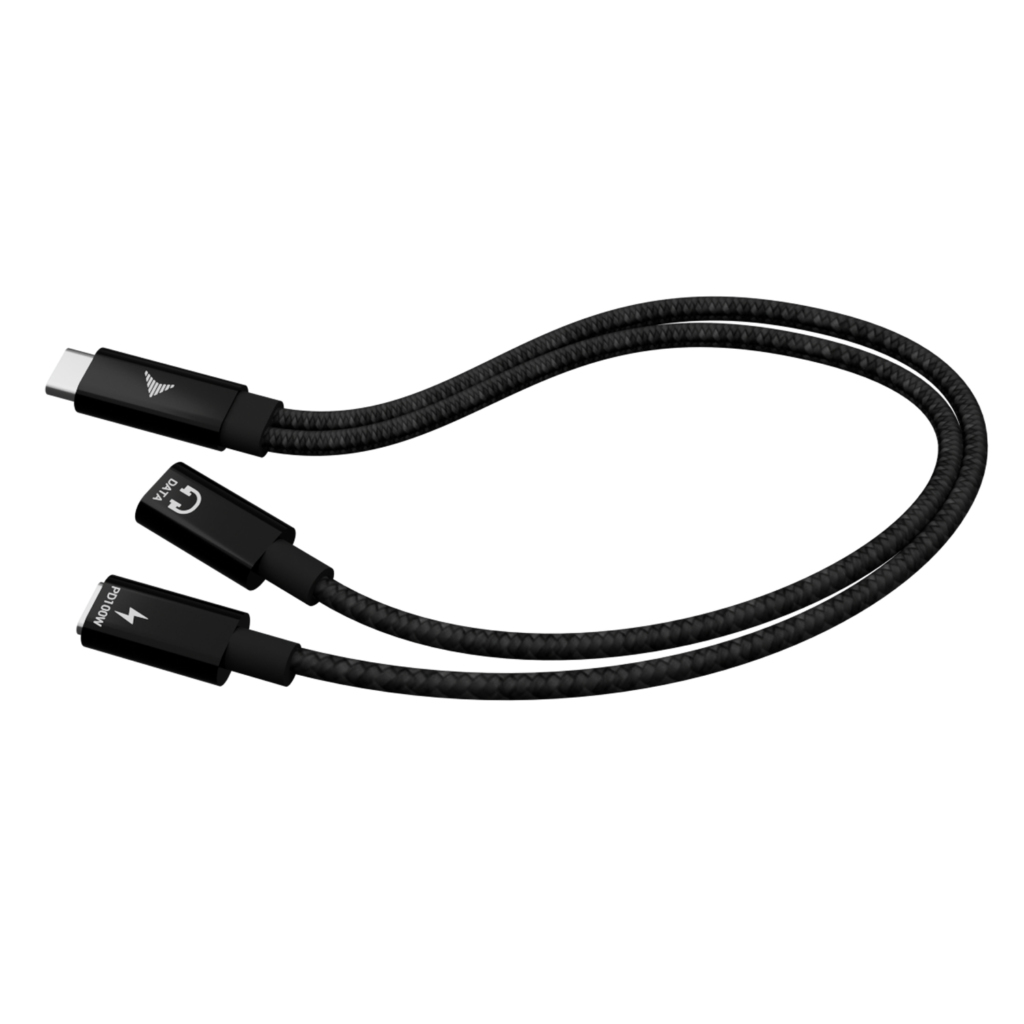 USB-c Splitter Audio Data With Power Delivery 100w