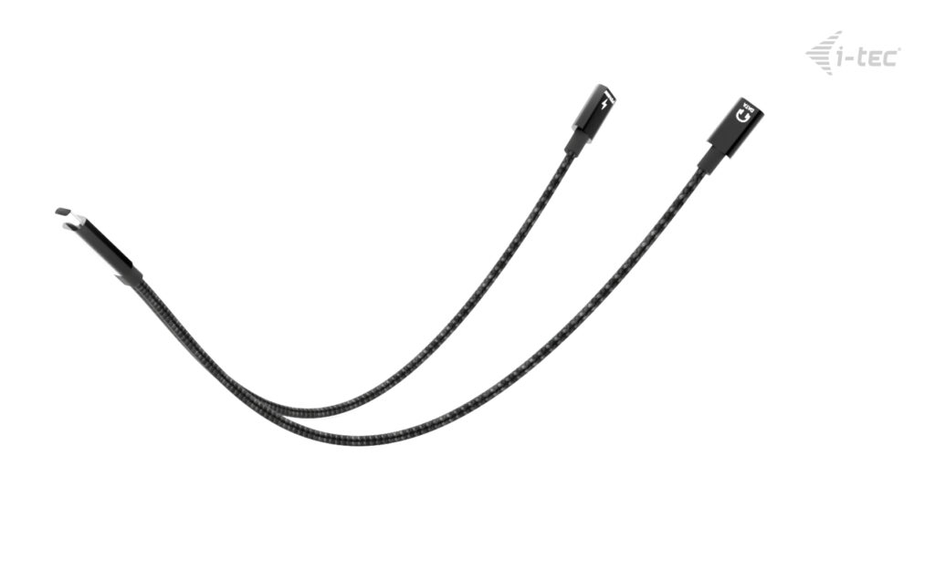 USB-c Splitter Audio Data With Power Delivery 100w