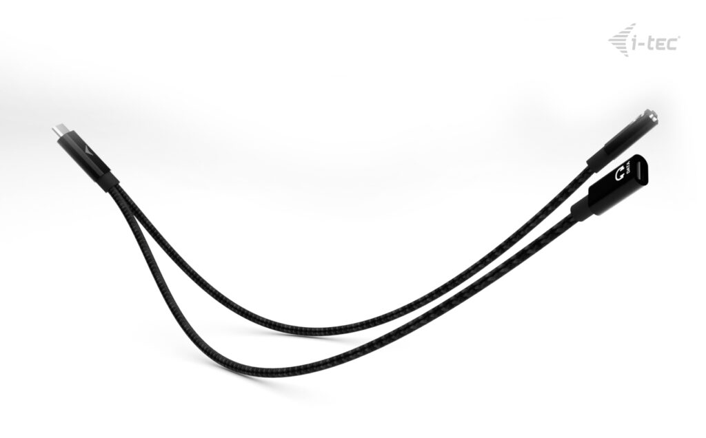 USB-c Splitter Audio Data With Power Delivery 100w
