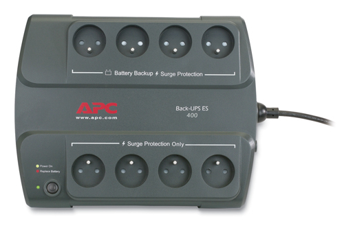 Surge Protection Backup 400va W/ 8 Socke