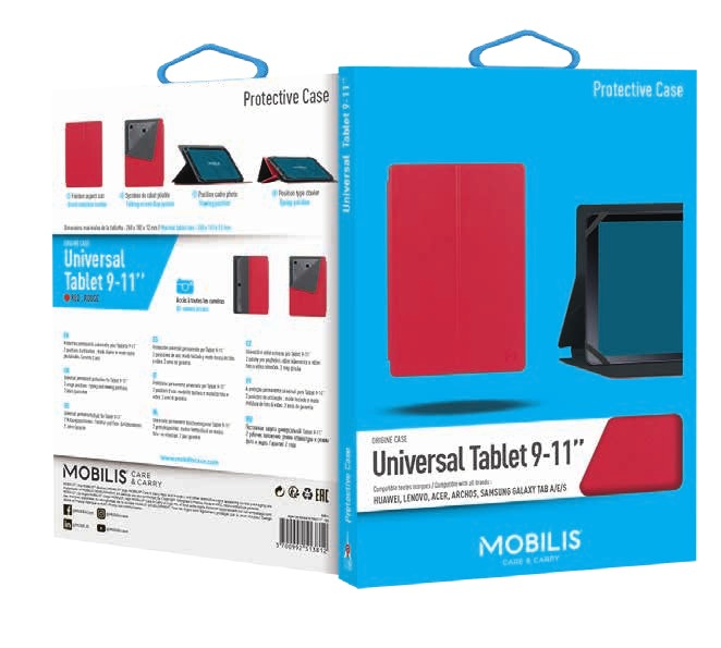 Origine Case Universal For Tablet 9 - 11in - Red
