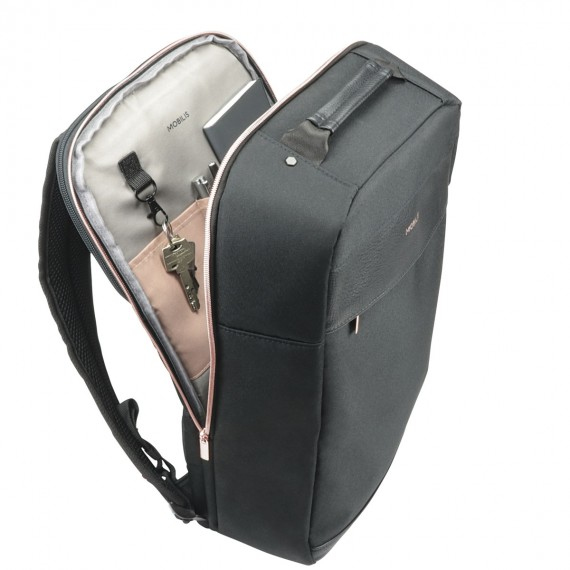 Pure Backpack 14-15.6in - Rosegold Zip