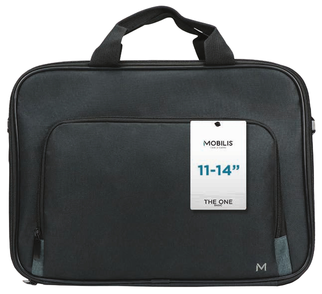 The One Basic Clamshell Briefcase 11-14in Black