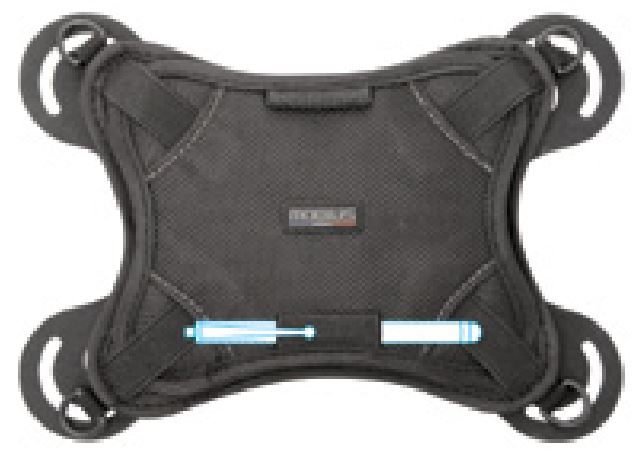 Universal Utility Handle With Shoulder And Stylus Straps For Tablet 9-10.1in