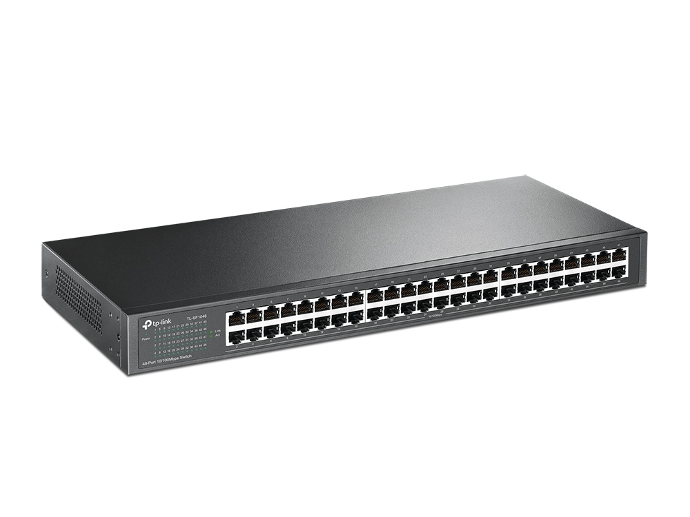 Switch - 48-port 10/100mbps 1u Rack-mountable - Tlsf1048