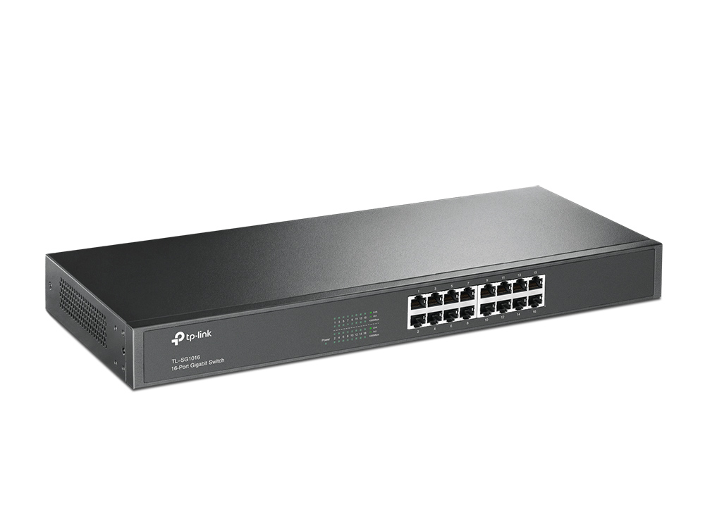 Gigabit Switch 1u 19in 16-port 10/100/1000mbps - Tlsg1016
