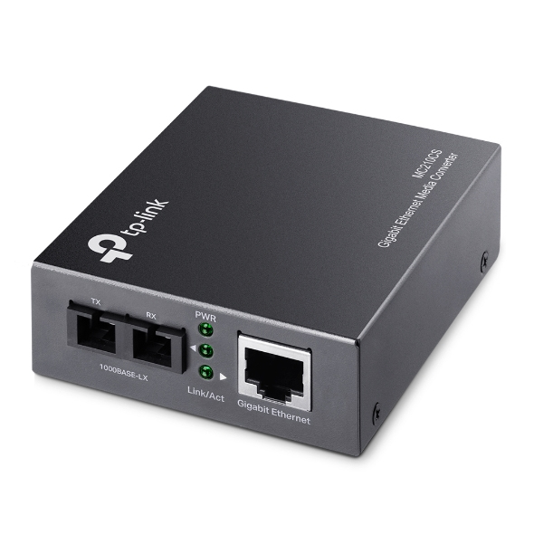 Gigabit Ethernet Media Converter Single-mode - Mc210cs