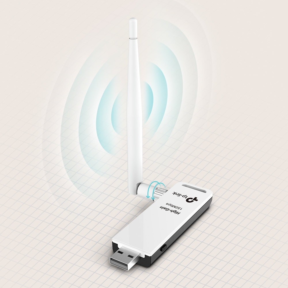 Wireless High Gain USB Adapter 150mbps - Tl-wn722n