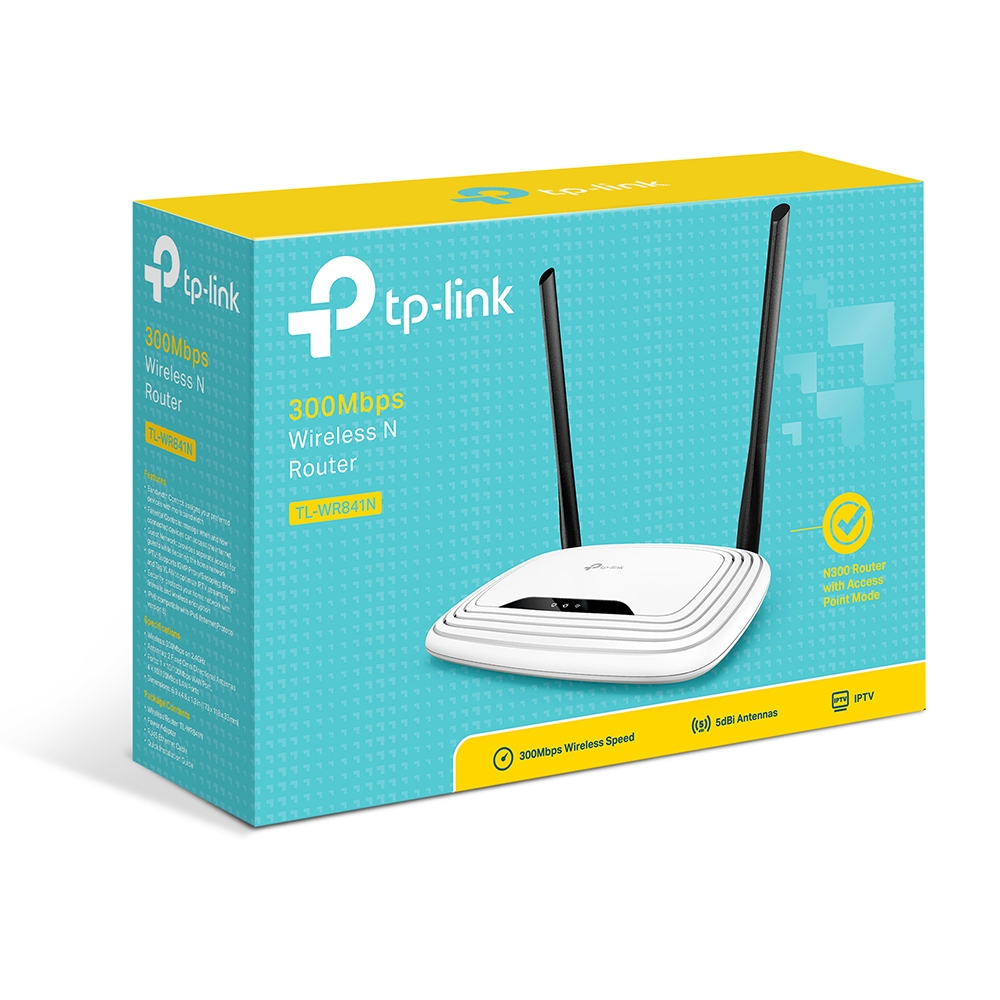 Wireless N Router Atheros 2t2r 2.4GHz 802.11n/g/b 4-port Switch With 2 Fixed Antennas