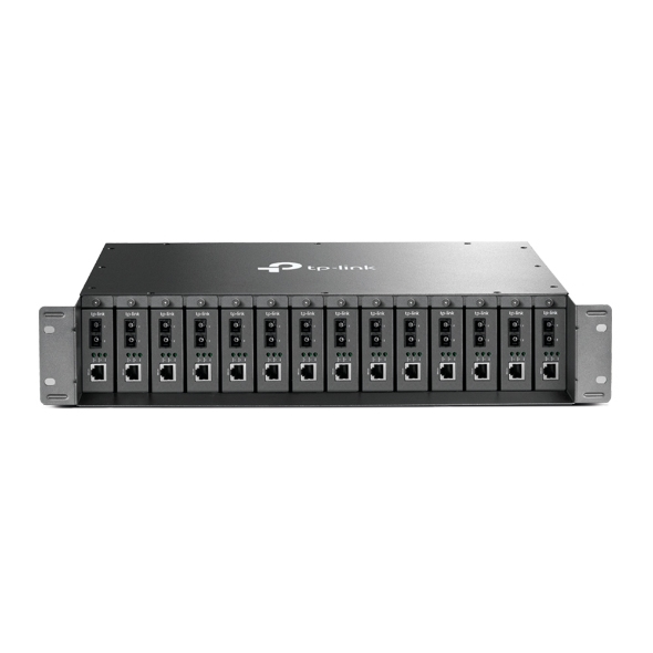 Unmanaged Media Converter Chassis 14-slot