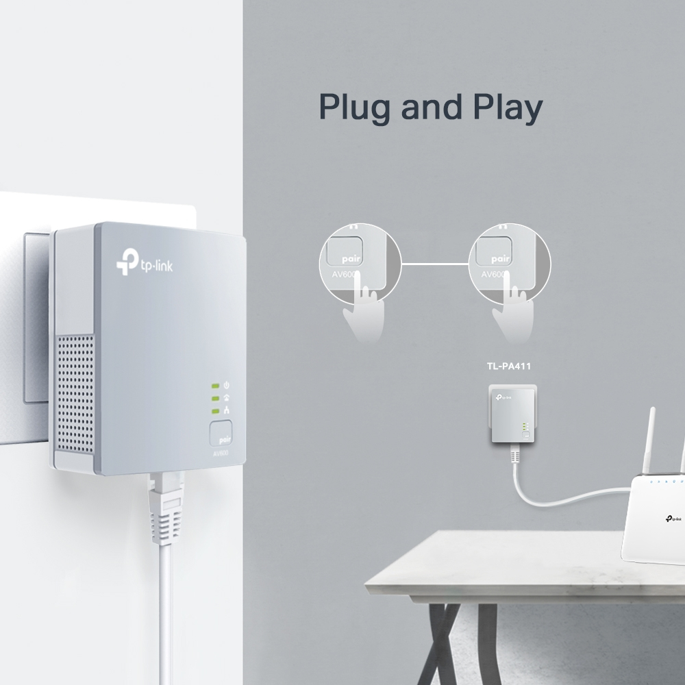 Powerline Adapter Nano - 500mbps Starter Kit - 2 Pack