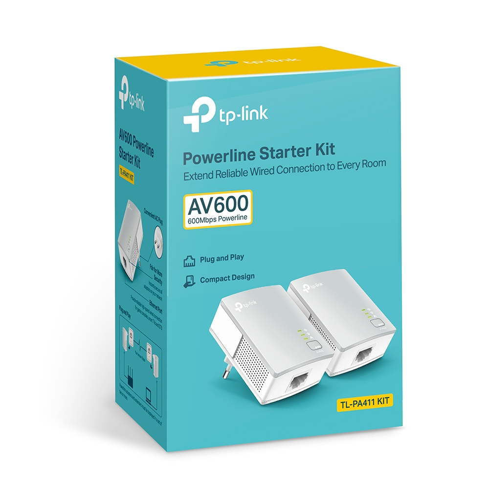 Powerline Adapter Nano - 500mbps Starter Kit - 2 Pack