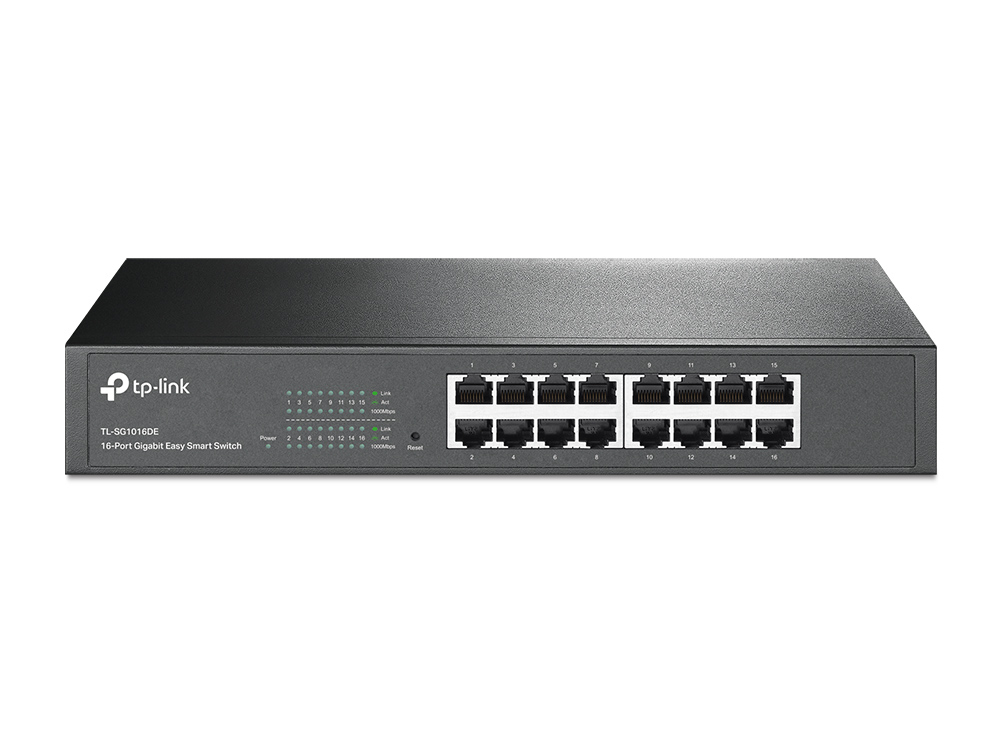 Gigabit Easy Smart Switch 10/100/1000mbps 16-port