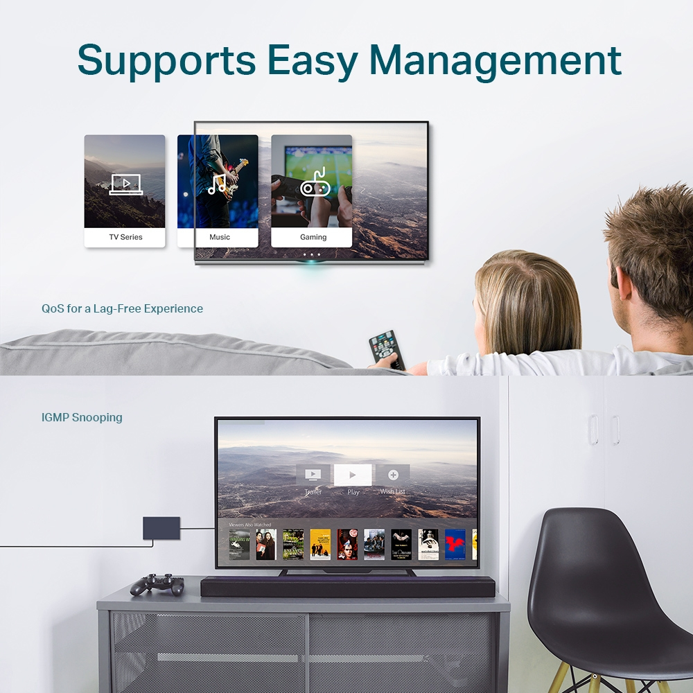 Gigabit Easy Smart Switch 8-port