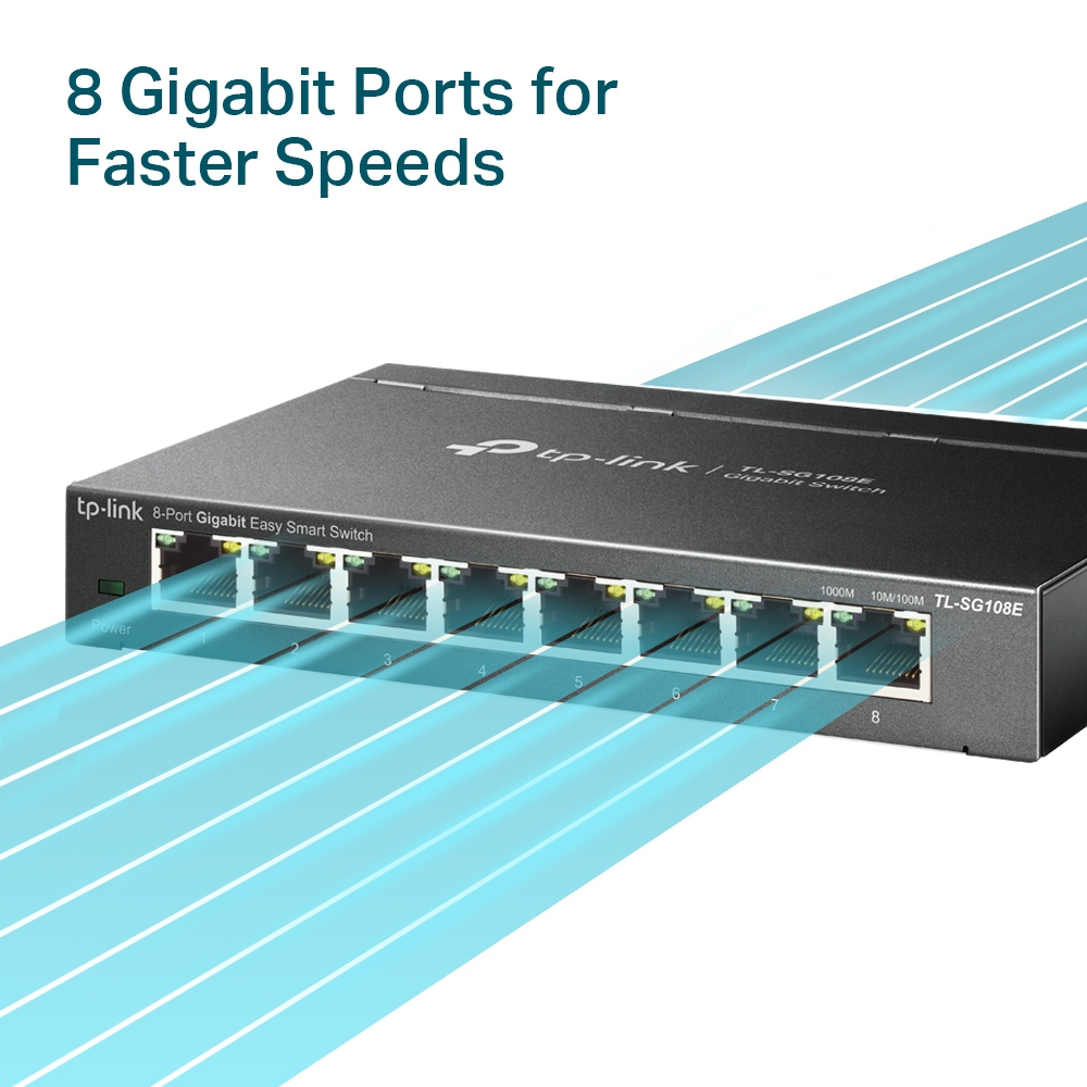 Gigabit Easy Smart Switch 8-port