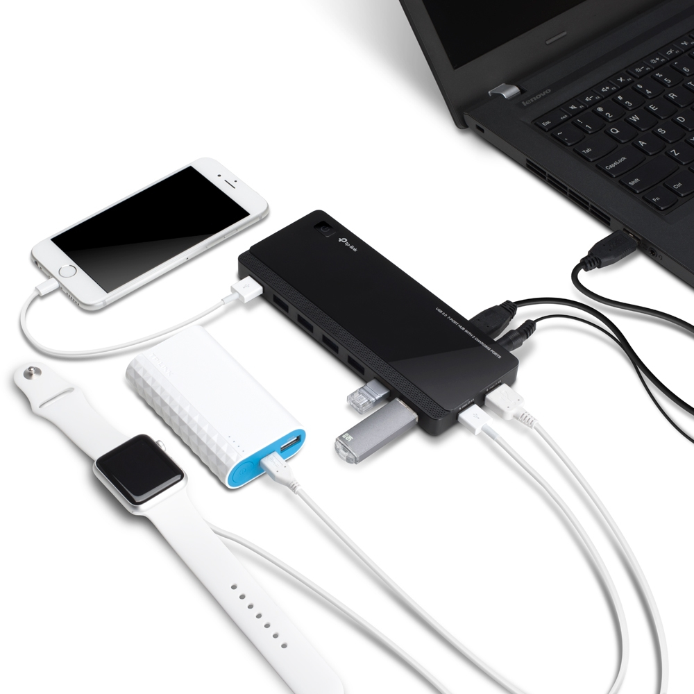 Hub 2 Power Charge Ports 7 Ports USB 3.0