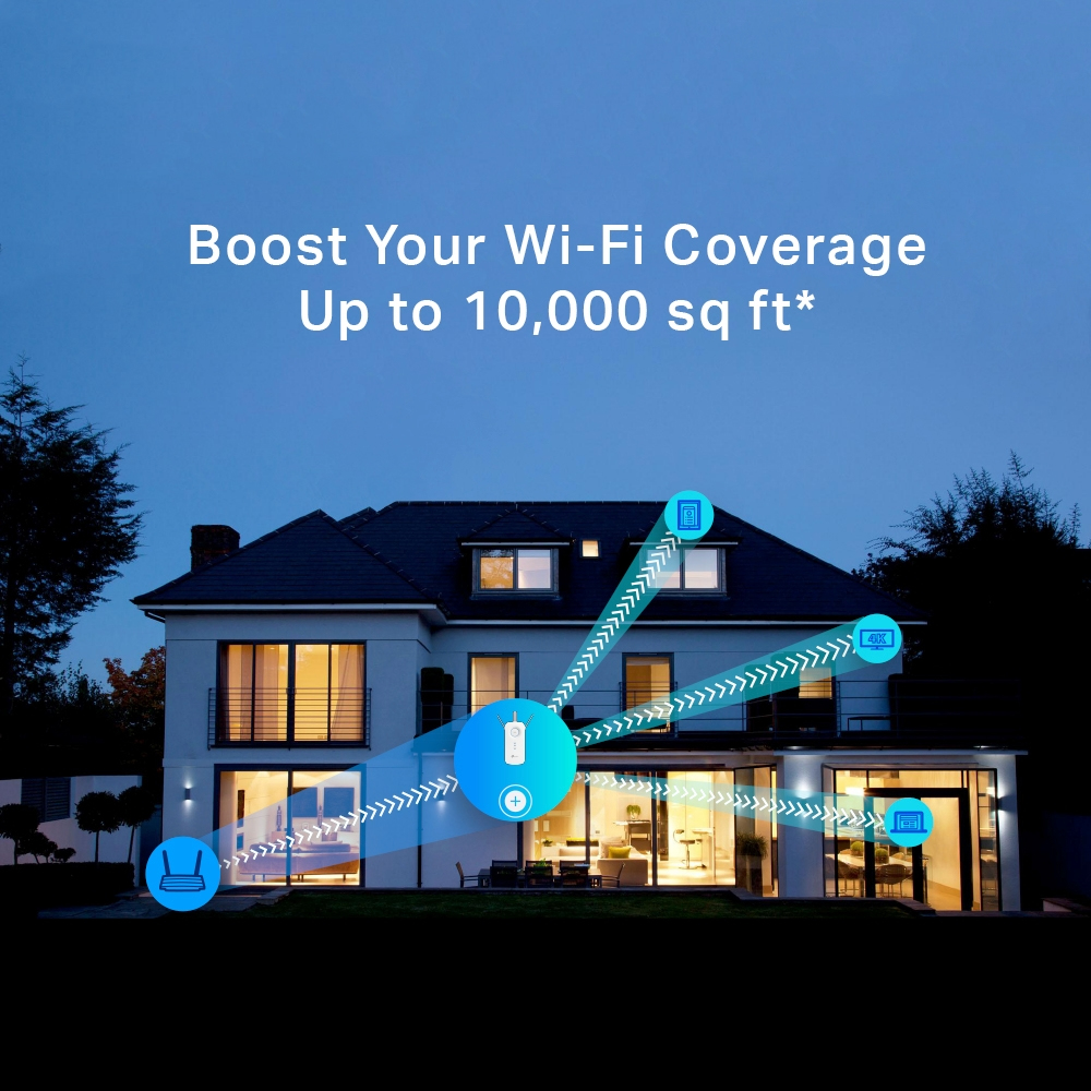 Wi-Fi Range Extender Ac1750