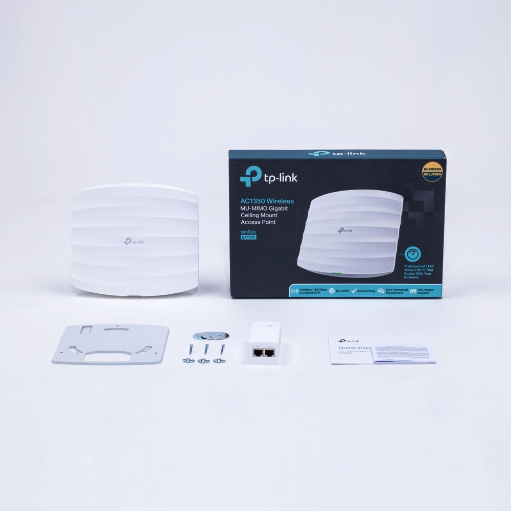 Wireless Dual Band Gigabit Ceiling Mount Access Point Ac1200 (eap225)