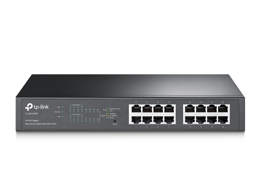 Gigabitdt/rackmount Poe 16-port + Easy Smart Switch