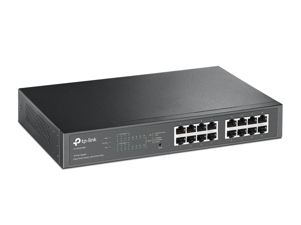 Gigabitdt/rackmount Poe 16-port + Easy Smart Switch