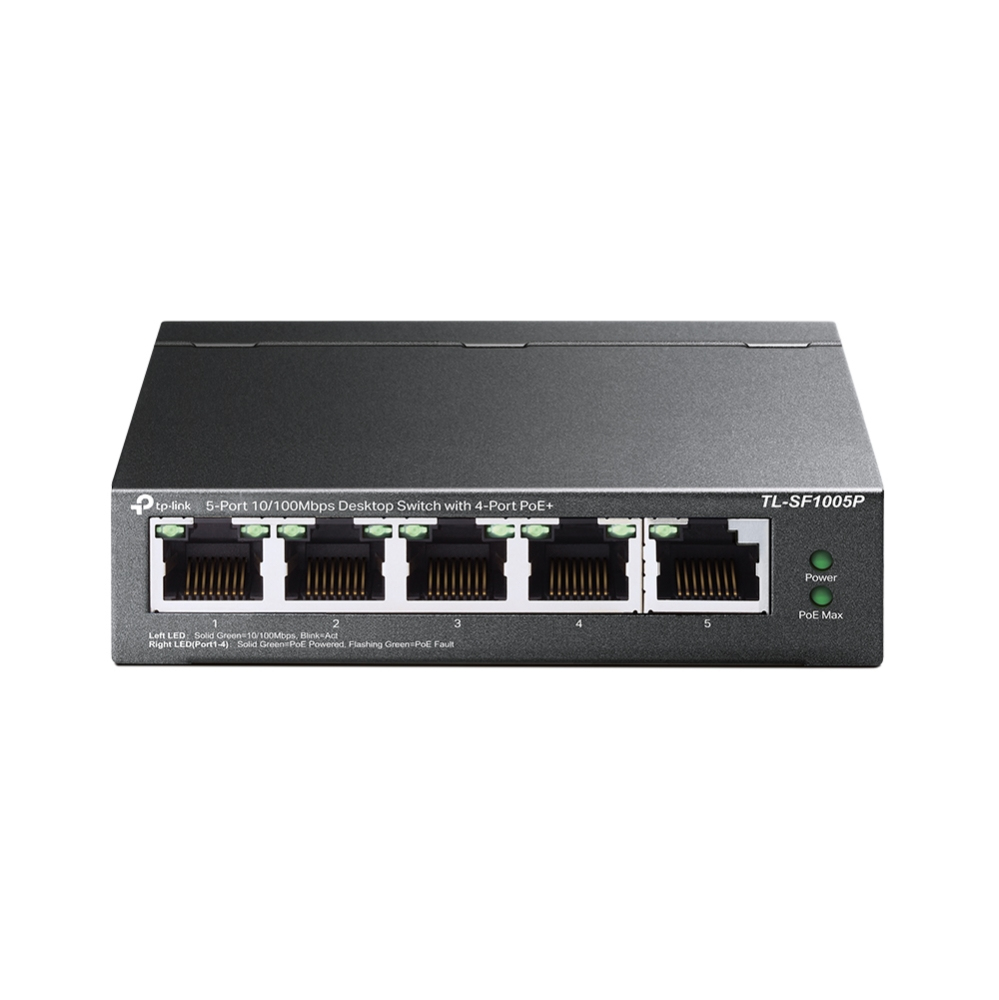 Desktop Switch 5-port 10/100mbps With 4-port Poe