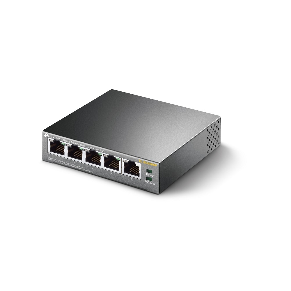 Desktop Switch 5-port Gigabit With 4-port Poe