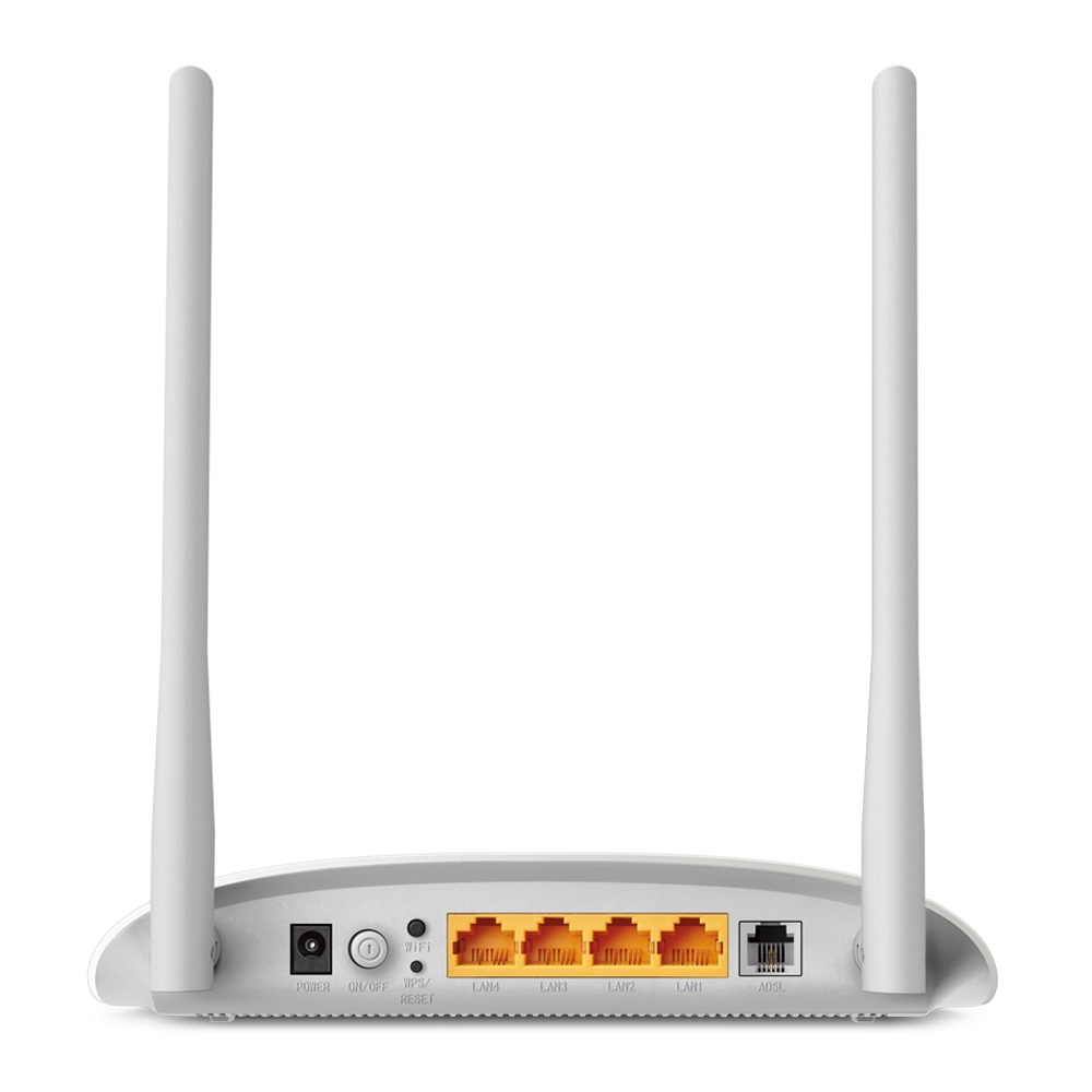 Wireless N Adsl2+ Modem Nat Router 4-port 300mbps White