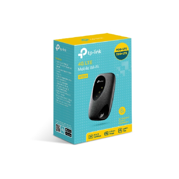 4g Lte Mobile Wi-Fi Router M7200 Black