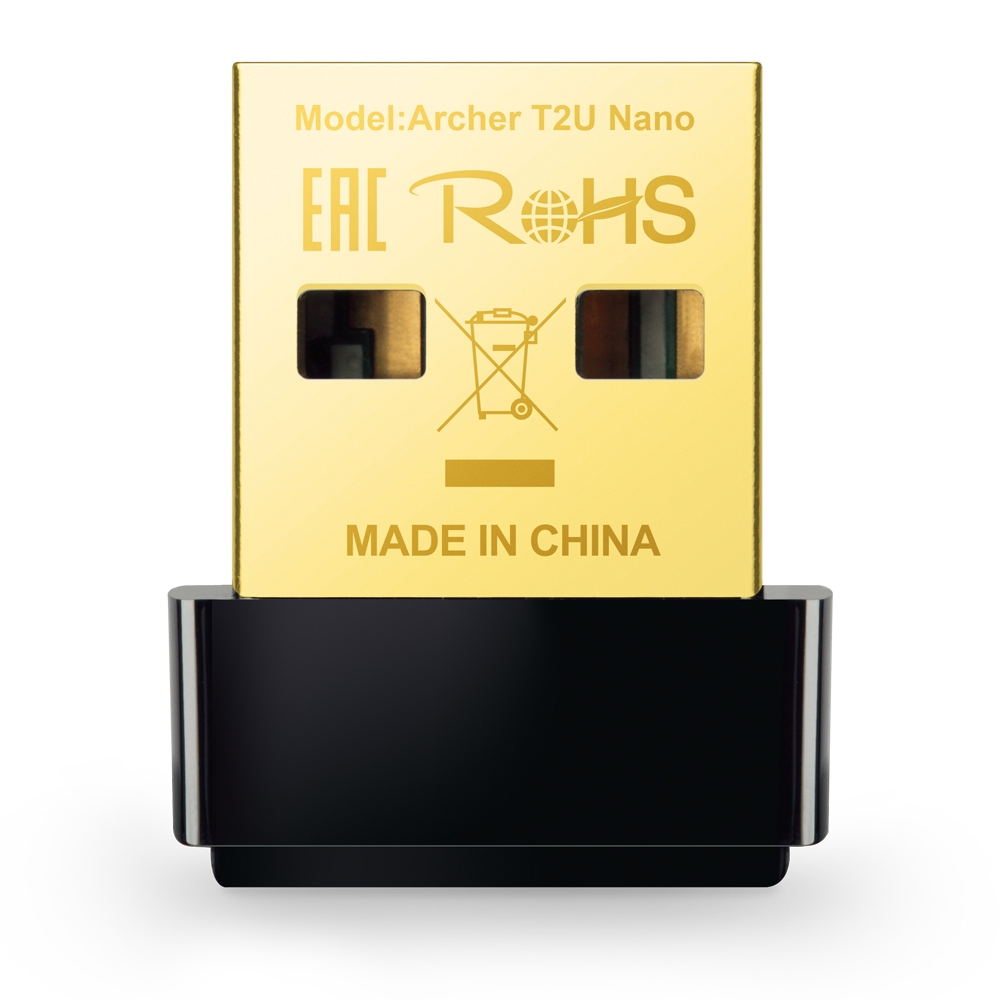 Adapter Archer T2u Ac600 Nano Wireless Dual Band USB Black