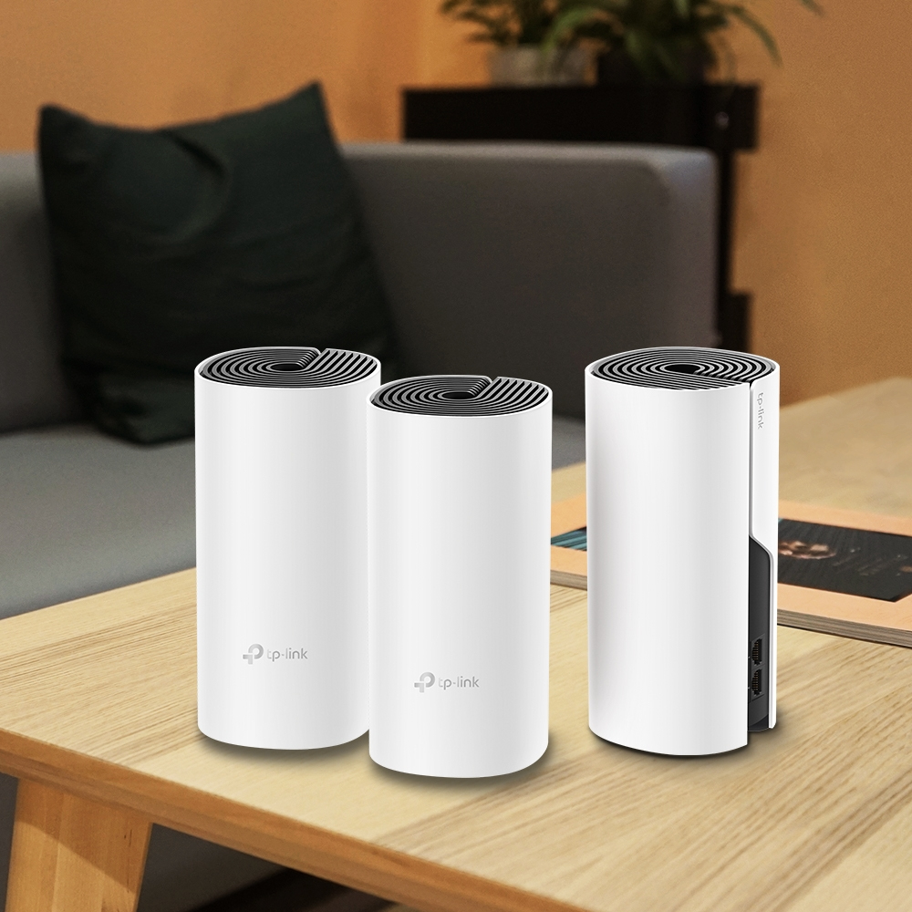 Deco M4 - Whole Home Wi-Fi Mesh System  Ac1200 - 3 Pack