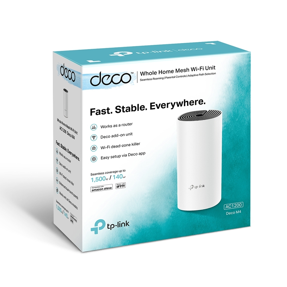 Deco M4 - Whole Home Wi-Fi Mesh System  Ac1200 - 1-pack