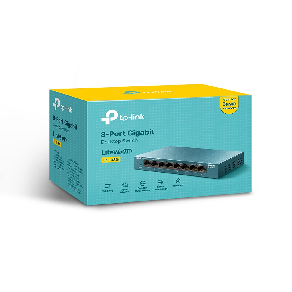 Desktop Switch Ls108g 8-port 10/100/1000mbps